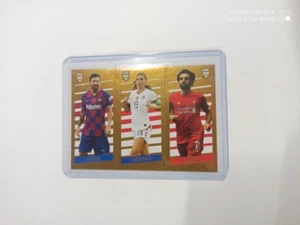 Figurina sticker fifa 365 2020 Panini N.6 Messi / Morgan / Salah - Foto 1 di 2