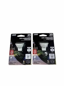 2-PACK Feit Electric BPLVMR11/830CA 25W Warm White 12V 3000K MR11 GU4 LED Bulb - Picture 1 of 2