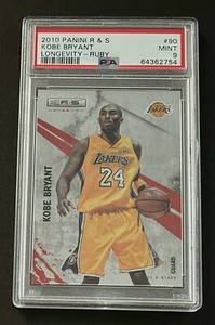 Kobe Bryant 2010-11 Panini Rookies & Stars #90 Longevity Ruby /250 PSA 9