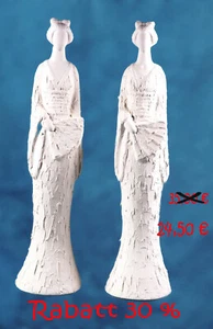 33 Cm Große Japanisches Geisha-Paar, Sammlerfiguren Heimdekoration - Bild 1 von 2