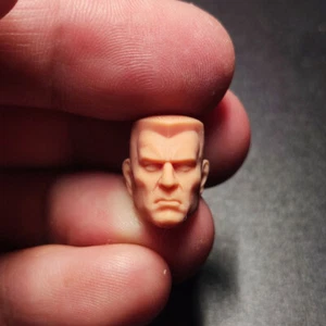 Blank 1/24 Scale X-Men The Clam Colossus Head Sculpt Unpainted Fit 2.5" Figure - Picture 1 of 2
