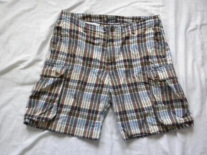 Braun karierte Herrenshorts der Marke Club Room Größe 36 - Bild 1 von 2