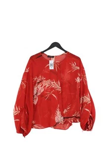 Autograph Women's Blouse UK 12 Orange 100% Polyester Basic - Picture 1 of 5