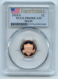 2025 S 1C Lincoln Cent PCGS PR69DCAM First Strike - Picture 1 of 1