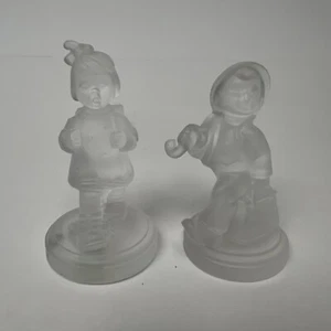 Figurina Goebel Crystal Collezione Ragazzo E Ragazza 1990 - Foto 1 di 9