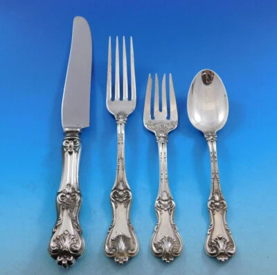 Federal Cotillion by Frank Smith Sterling Silver Flatware Set 8 Service 34 pcs - Image 1 of 4