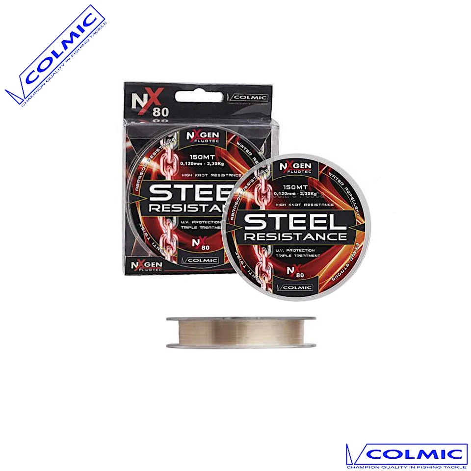 COLMIC FILO STEEL RESISTANCE SPECIALE MULINELLO FIUME LAGO MARE BOBINA METRI 150 - Immagine 1 di 1