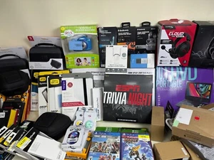 Bulk/ Wholesale 99 pcs NEW+ Open mixed Box Lot #30 ELECTRONICS+ VIDEO GAMES++ - Picture 1 of 4