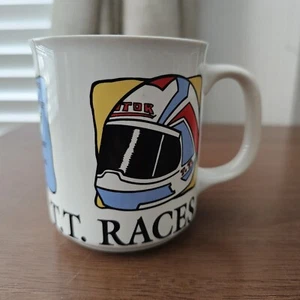 T.T Races Isle of Man Vintage Retro Mug England Rare - Picture 1 of 8