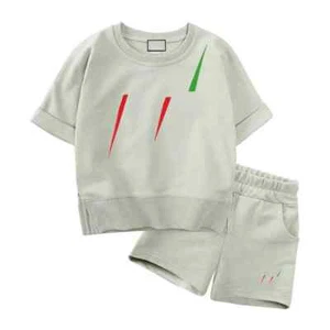 3 Styles Logo Kids Clothing Sets Summer Baby Sport Suits for Boys & Girls - Picture 1 of 28