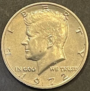1972 - P Kennedy Half Dollar - vz/stgl - Bild 1 von 2