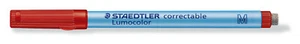5 x STAEDTLER Folienstift Lumocolor correctable korrigierbar 305 M-2 rot NEU - Bild 1 von 7