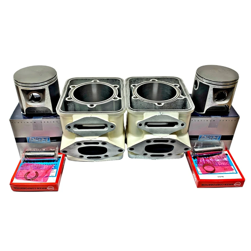 1mm Sea-Doo 800 Carb Cylinders WSM Platinum Pistons 1995-1999 6923212 - Image 1 of 1
