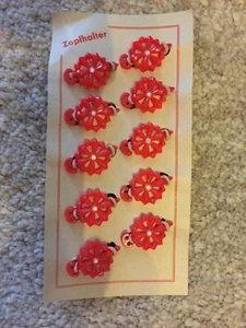 orig.DDR Zopfhalter/Zopfgummi's- Reste v.Hersteller, incl.n.Gummi's,80'er J 35, - Bild 1 von 1