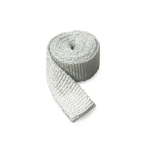 Exhaust Wrap White Header Heat Tape High Temp for Motorcycle Cafe Racer 50mmX3m - Picture 1 of 2