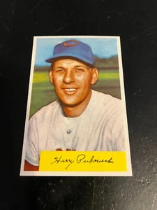 1954 Bowman Harry Perkowski #44 Cincinnati Reds - Picture 1 of 2