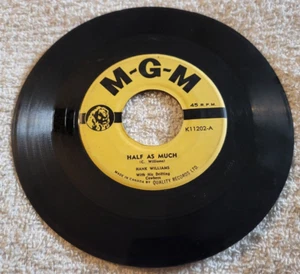 Hank Williams With His Drifting Cowboys – Half As Much 45 RPM Record 7" - Imagen 1 de 4