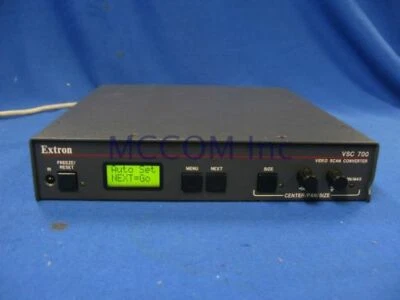 EXTRON VSC-700 DIGITAL SCAN CONVERTER HIGH RESOLUTION 1900X1200 WITH GENLOCK WRK - Image 1 of 2