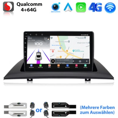 360°KAM 64G Für BMW X3 E83 2004-2012 Android Autoradio Carplay Navi GPS WIFI BT - Bild 1 von 4
