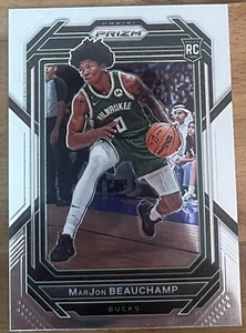 2022-2023 Panini Prizm MarJon Beauchamp Rookie Card RC #268 Milwaukee Bucks 🇨🇦 - Bild 1 von 2