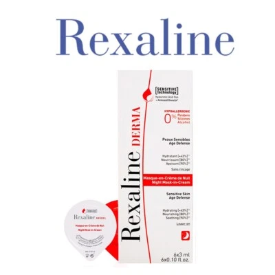 Rexaline Derma Night Mask-In-Cream, 6x3 ml GENUINE - Image 1 of 4