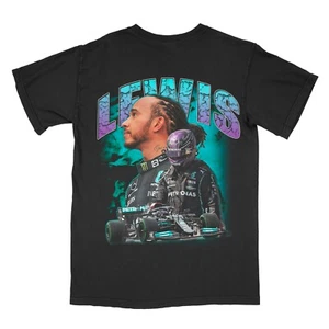 Lewis Hamilton Vintage Shirt, Lewis Hamilton 90s Bootleg Shirt, Formula 1 - V1 - Picture 1 of 2