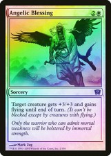 Angelic Blessing FOIL 9th Edition NM White Common MAGIC MTG CARD ABUGames