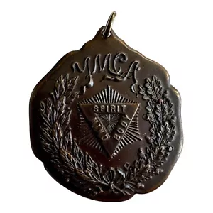 Vintage Rare YMCA Spirit Mind Body Medal - Bronze Tone Commemorative Award - Picture 1 of 5