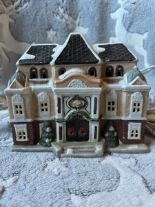 Vintage Mansion Christmas Village Collection by Ruey Perng Design 1994 Porzellan - Bild 1 von 7