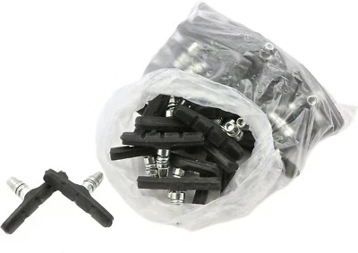 25x PAIRS "V BRAKE" BLOCKS,THREADED LOW PROFILE 70mm BRAKE SHOES JOB LOT 50 - Image 1 of 2