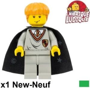LEGO Personaggio Minifig Harry Potter Ron Gryffindor Mantello Stella hp007 Nuovo - Imagen 1 de 1