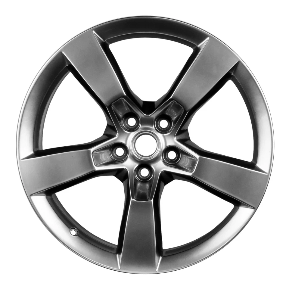 20x9 5 Spoke Rear Alloy Wheel Painted Light Smoked Hypersilver 560-05446 - Image 1 of 1