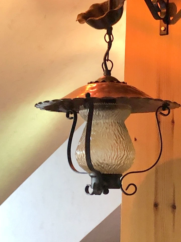 Deckenlampe Kupfer, Schirmdurchmesser: ca. 30cm - Bild 1 von 1