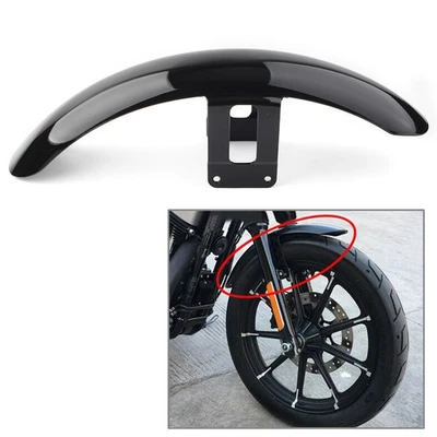 Front Fender Mudguard Splash Guard Cover Fit Harley-Davidson Sportster 883 1200 Foto 1 de 4