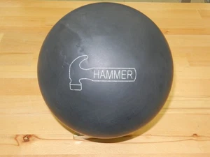 NIB 14# Hammer Black Pearl Urethane Bowling Ball 14.2/3-4" Pin/2.60oz - Picture 1 of 4