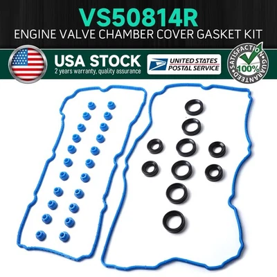 Valve Cover Gasket Fit For 2011-2017 Ford Edge F-150 Lincoln MKS MKT 3.5L 3.7L - Image 1 of 4