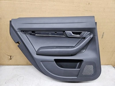 05-11 AUDI C6 A6 S6 SEDAN REAR LEFT DRIVER DOOR INTERIOR TRIM PANEL OEM 020921 - Image 1 of 4