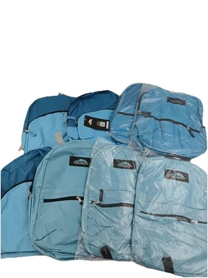 Trailmaker Novo 16" Azul Alças Ajustáveis Mochila Bolso Frontal Conjunto 8 Unissex - Imagem 1 de 4