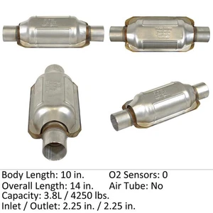 Rear Catalytic Converter For 2017-2018 Nissan Sentra 1.8L L4 GAS DOHC - Picture 1 of 6
