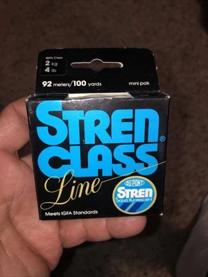 Stren Class 4lb 100 Yards Fishing Line Small Pack Lot Of 7 - Image 1 of 3