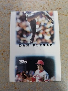 Dan Plesac John Franco Reds 1988 Topps League Ldrs MINI Miscut RARE ODD - Picture 1 of 2