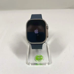 Unlocked Apple Watch Ultra 2 49MM BLUE Titanium Blue Ocean Band MREG3LL/A - Picture 1 of 6