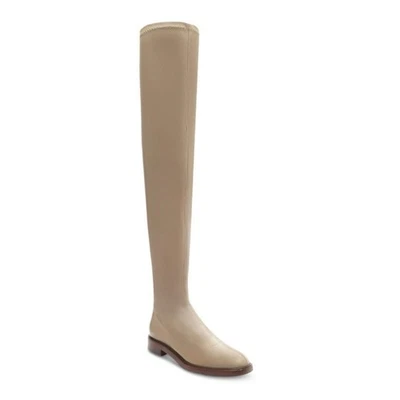 Schutz Womens Kaolin Over The Knee Flat Boots US 8 B EU 38.5 Beige NWOB - Image 1 of 4