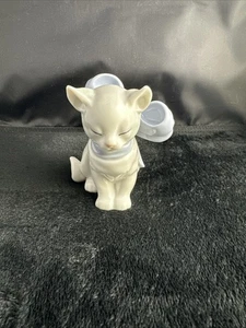 De colección 1999 Lladro España Nao 'Gatito Presente' Gatito con Arco Porcelana Gato Estatuilla - Imagen 1 de 9