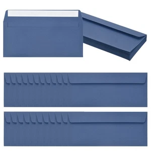24 Pack Dark Blue #10 Business Envelopes, Letter Size Envelopes - Picture 1 of 6