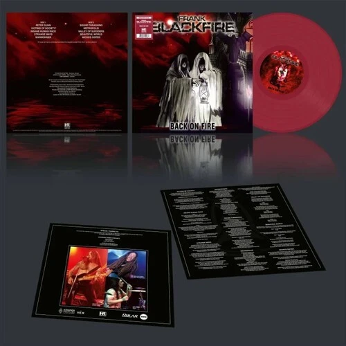 Frank Blackfire - Back on Fire - Oxblood [New Vinyl LP] Colored Vinyl, Red - Image 1 of 1