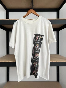 T-shirt bianca vintage 1986 Queen The Magic Tour 86 promo Freddie Mercury taglia XL - Foto 1 di 22