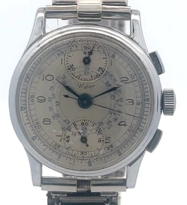 Wyler Telemetro Acciaio Inox Quadrante Crema - Foto 1 di 5