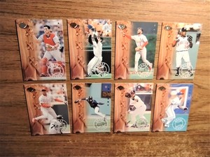 1995 LEAF  GREAT GLOVERS  (LOT OF 8) O SMITH K PUCKETT B LARKIN R ALAMO LOFTONR