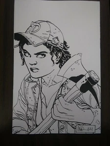 Skybound X (2021 Image) #1H Charlie Adlard Limited 1:10 Black and White Variant - Imagen 1 de 7